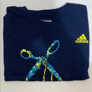 Men's adidas March Madness Scissors T-shirt